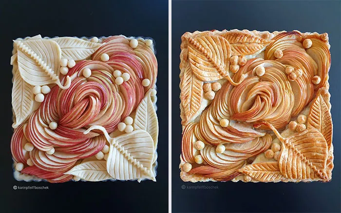German Baker Shows Before & After Pics Of Pie Crust Designs That Look Too Good To Eat (30 New Pics)