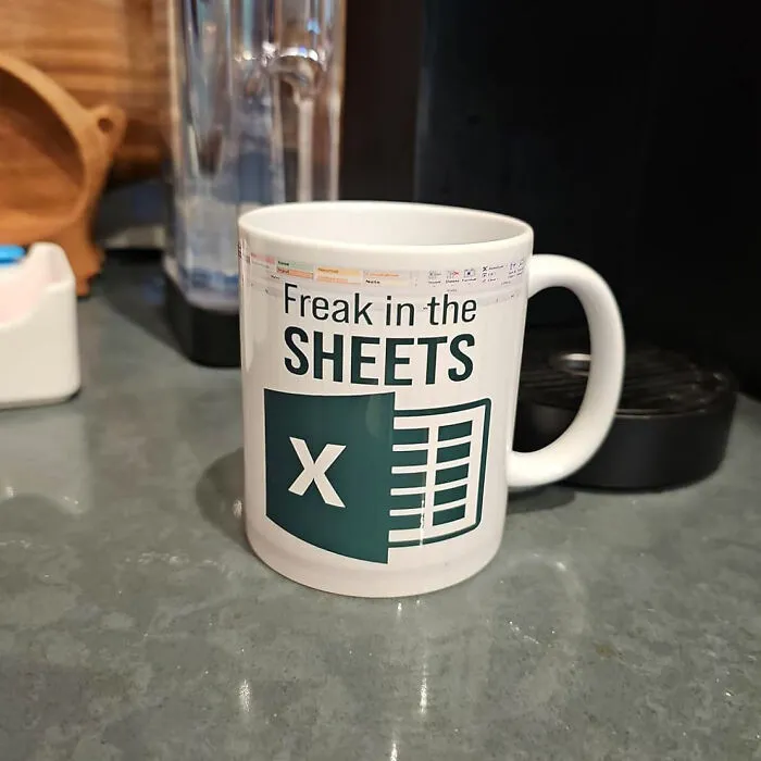"Freak In The Sheets" <a Style="Display:inline;" Href="Https://Www.amazon.com/Lpvlux-Spreadsheet-Coworkers-Accounting-Christmas/Dp/B01mdrhbyl?ie=utf8&th=1&linkcode=ll1&tag=bplynx-20&linkid=eb793731618b1c734146ba9630860b4f&language=en_us&ref_=as_li_ss_tl" Target="_blank"><span Style="Font:inherit;color:#d74b1f;"> Funny Spreadsheet Mug </Span> - Because Coffee + Sarcasm = Workday Survival!
