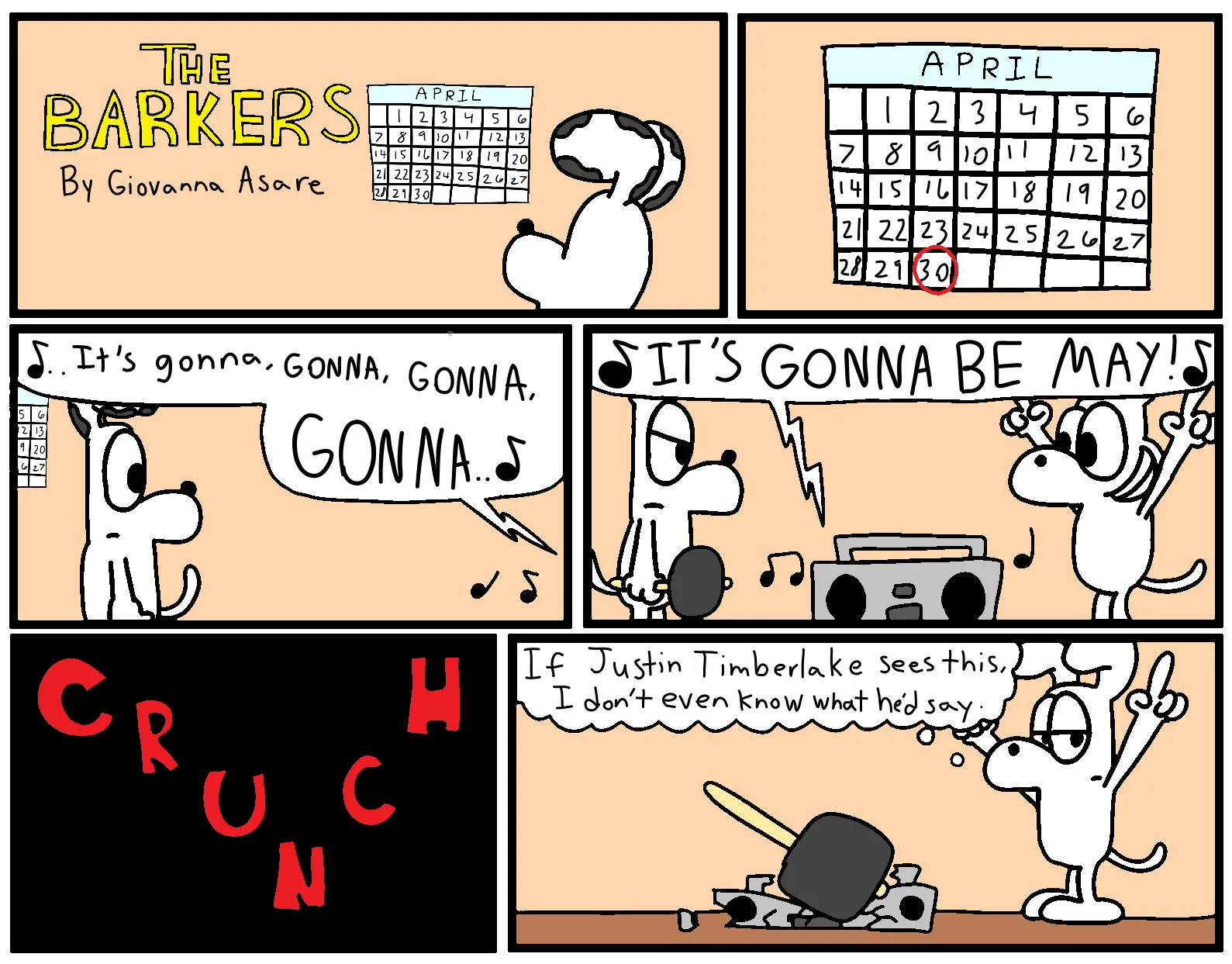 "The Barkers" Comic Strip For April 30 And May 1