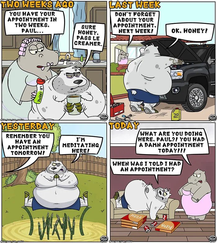 This Artist's 30 Hilarious Animal Comics Tackle Real-Life Struggles