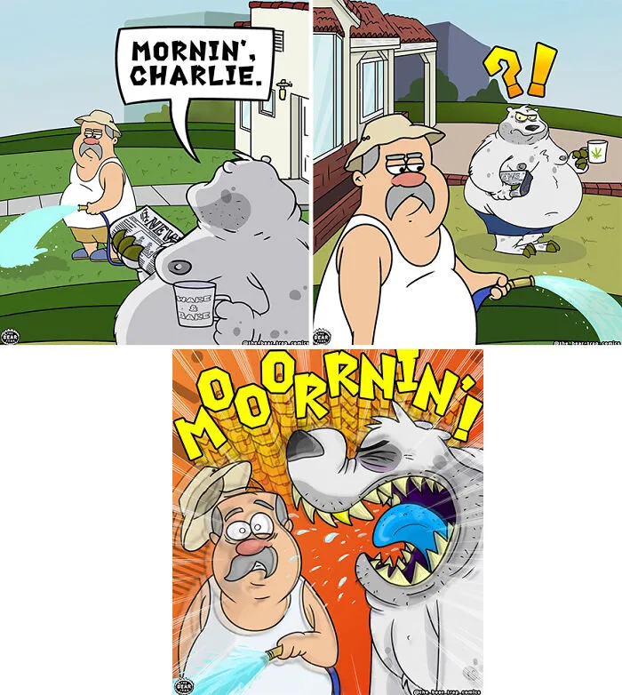 This Artist's 30 Hilarious Animal Comics Tackle Real-Life Struggles
