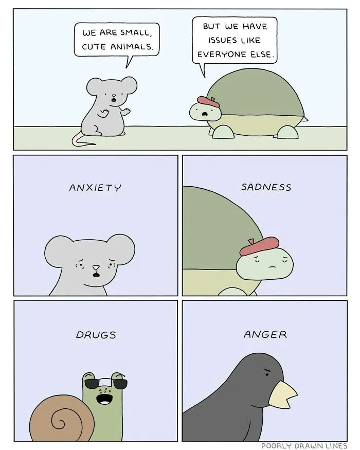 15 Comics With Hilariously Twisted Endings By “Poorly Drawn Lines” (New Pics)