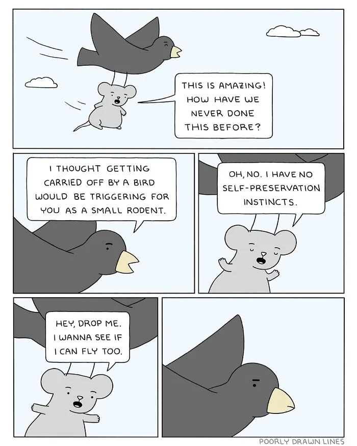 15 Comics With Hilariously Twisted Endings By “Poorly Drawn Lines” (New Pics)