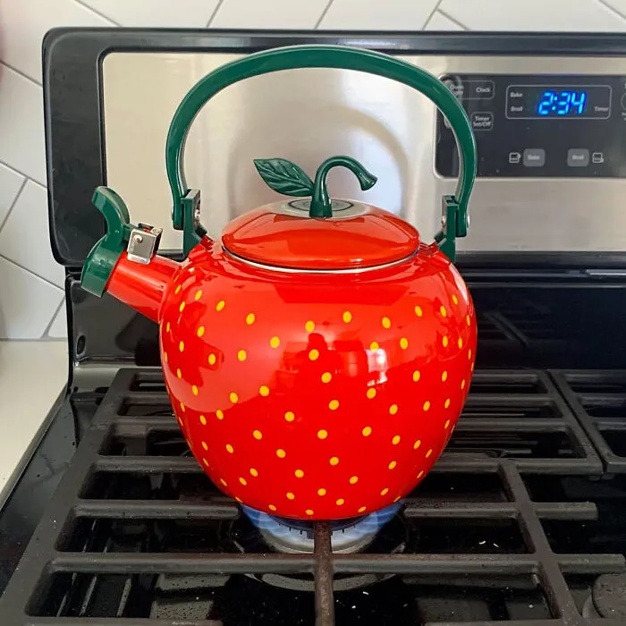 A <a Style="Display:inline;" Href="Https://Www.amazon.com/Gourmet-Enamel-Steel-Whistling-Kettle/Dp/B01btthek4?crid=kij1l4hlra62&dib=eyj2ijoimsj9.cparv2vcmezdgyj8niu830xoznf6ivbrxcpsx1ne5xvmfpl47vjcad6aypc1xjqqz5v-A29xrcbqcxmbwyculazyoz9-5wd0fltgofnrdy0qhts24ecxsjzzxrbtjbq9g1dj41s8_ipxolbruoqmlizkakgo8kp_p0bhr6ddh8eieysmok4slikmua_ns8ve0kr10nbsnbubmu2haleyu9oj7uui9cx6bc-Qy2rkpupv6e2afzzb_s0il-Qpzunsd2adz0glmsajpwkrnoh4xypukffm2jfkmliljjzo6jg.egrjozwdph-Rbnnkyln3e9egabcufysjufegnidn_1e&dib_tag=se&keywords=weird%2bkitchen%2bitem&qid=1712736038&sprefix=weird%2bkitchen%2bitem%2caps%2c179&sr=8-74&th=1&linkcode=ll1&tag=bprabbit-20&linkid=0a4537df5ba74e45dc801ddf1a8977f7&language=en_us&ref_=as_li_ss_tl" Target="_blank"><span Style="Font: Inherit; Color: #d74b1f;"> Strawberry Kettle </Span> Is The Sweet Treat That'll Bring A Pop Of Color And A Dash Of Whimsy To Your Foodie Friend's Kitchen, Brewing Up A Love For All Things Warm And Comforting