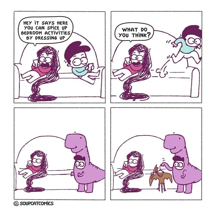 30 Funny Comics With Unexpected Twists And A Dash Of Dark Humor Made By This Artist