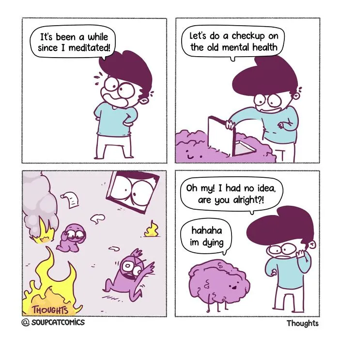 30 Funny Comics With Unexpected Twists And A Dash Of Dark Humor Made By This Artist