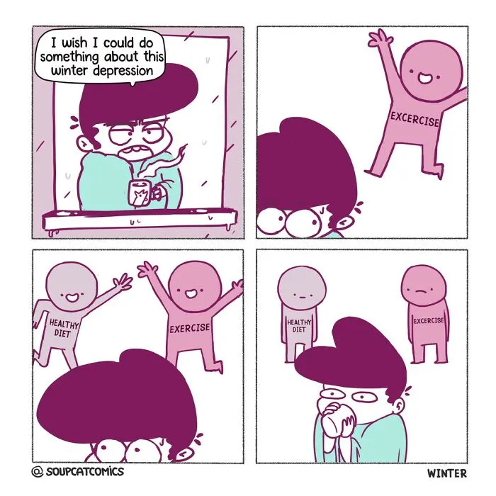 30 Funny Comics With Unexpected Twists And A Dash Of Dark Humor Made By This Artist