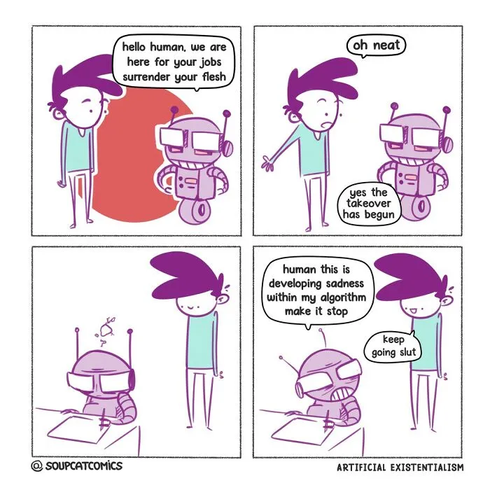 30 Funny Comics With Unexpected Twists And A Dash Of Dark Humor Made By This Artist