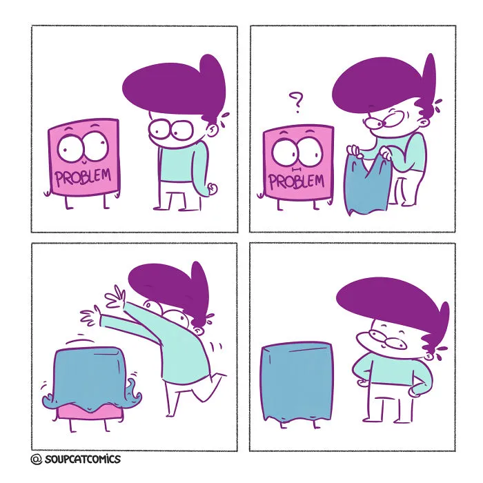 30 Funny Comics With Unexpected Twists And A Dash Of Dark Humor Made By This Artist