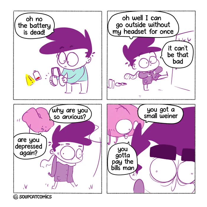 30 Funny Comics With Unexpected Twists And A Dash Of Dark Humor Made By This Artist