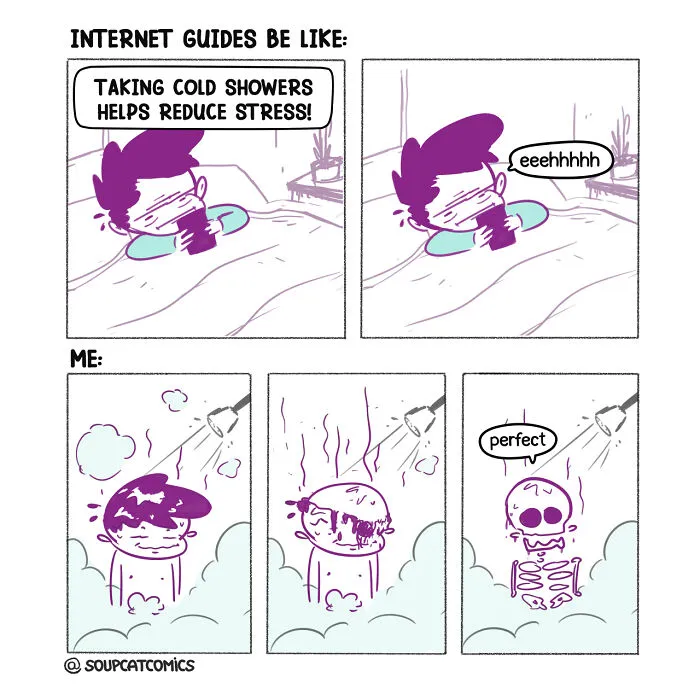 30 Funny Comics With Unexpected Twists And A Dash Of Dark Humor Made By This Artist
