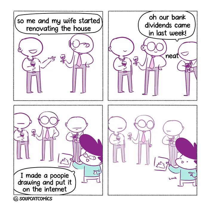 30 Funny Comics With Unexpected Twists And A Dash Of Dark Humor Made By This Artist
