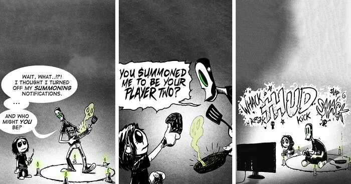 I Created 27 New ‘Bonebag Comics’ Featuring A Nutty Necromancer And His Audacious Assistant