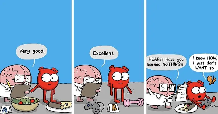 Artist Creates Comic Series About Human Organs Interacting With Each Other (30 New Pics)