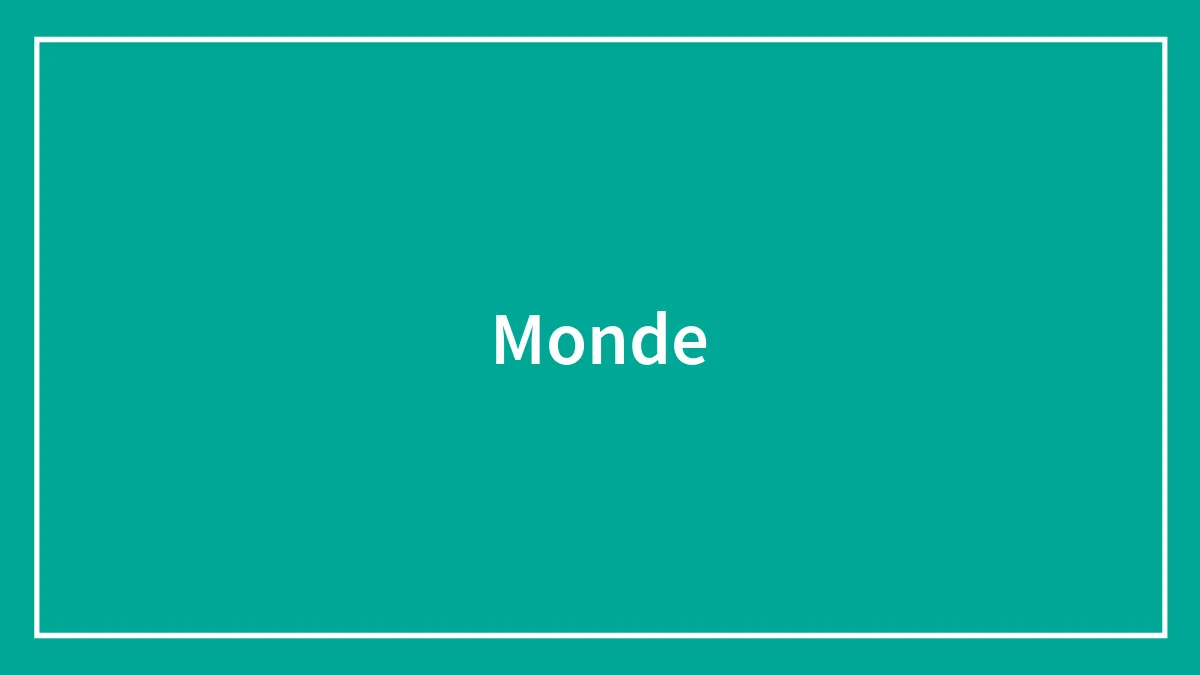 Monde