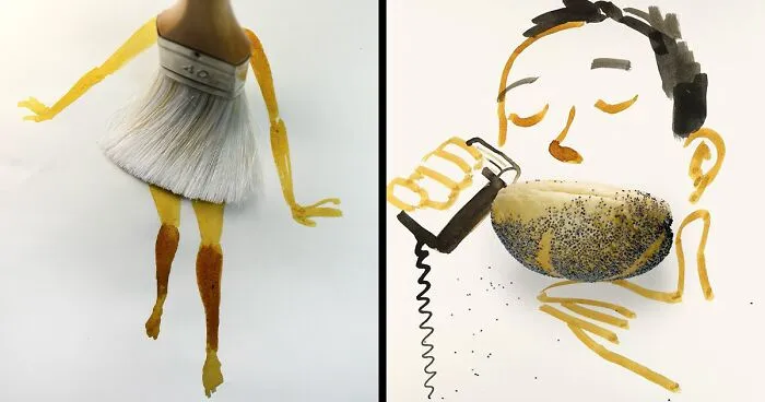 36 Captivating And Humorous Illustrations Created From Everyday Items By Christoph Niemann