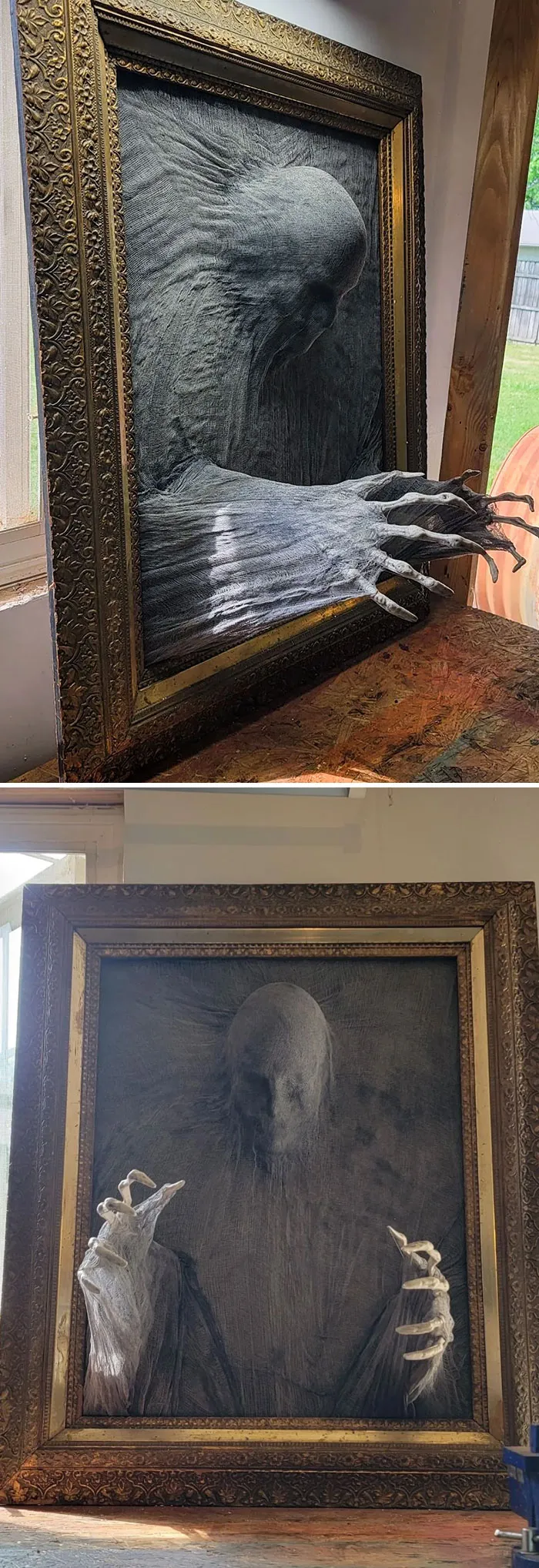 DIY Creepy Picture Frame