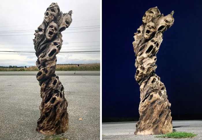 A Buddy Of Mine Is A Brilliant Artist. Here's His Sculpture "Tower Of Souls"