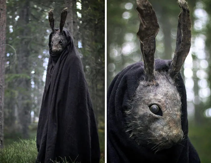 I Made A Creepy Rabbit Mask