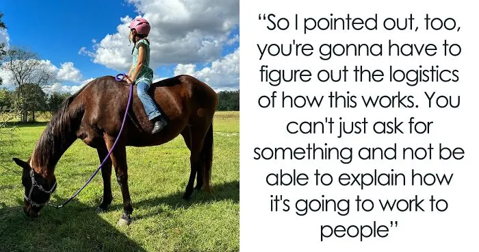 Mom Goes Along With Daughter Trying To Have Horse Class Pet, Girl Stops Due To Potential Shooters
