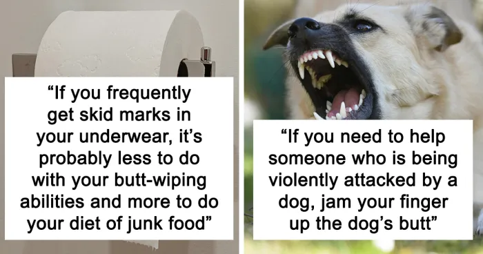 "What Disgusting Advice Ended Up Being Actually Helpful?" (25 Answers)