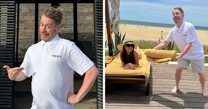 Macaulay Culkin Hilariously Pretends To Be Resort Staff During Brenda Song's Birthday Getaway
