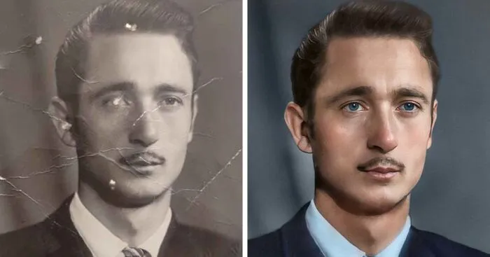 10 Examples Of Photo Restoration, Colorization, And Retouch Of Portraits From Around The World