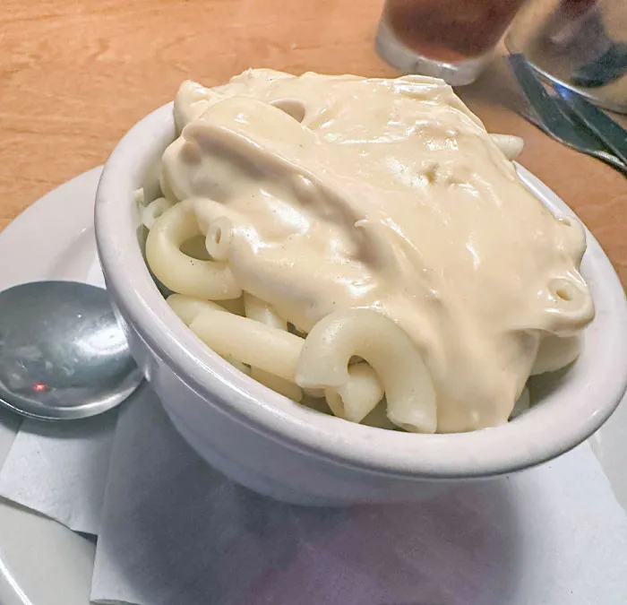 Ordered Macaroni And Cheese At The Texas Roadhouse. The Server Said It Was Made From Scratch. It Was Still Cold. She Said, "That's How They Make It Now"