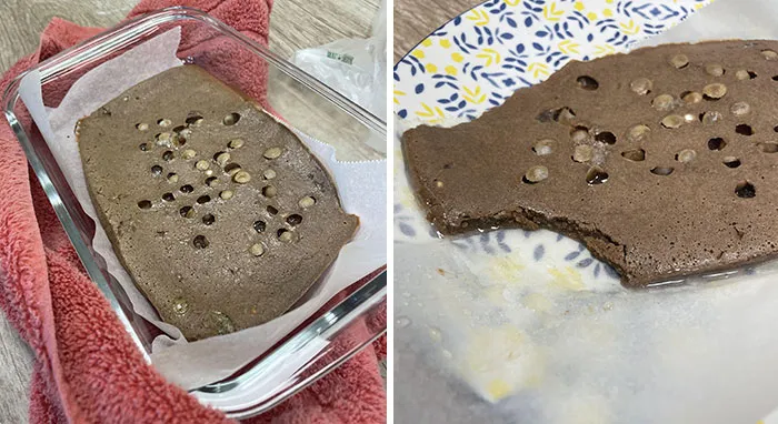 My Sister Tried To Bake Brownies Using Her Own Recipe. She Said The Recipe Included Flour, Eggs, Skittles, Nutella, And Butter. All Random Amounts