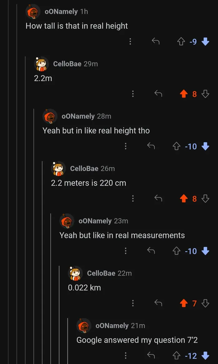 I Would Have Answered Him In Light-Years Since It's A Unit Recognised By Everyone