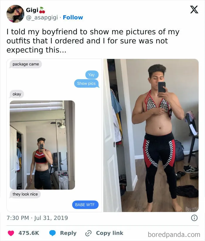Thank Goodness He Didn't Stretch My Clothes