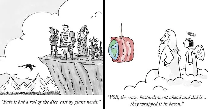 If You Like An Absurd Sense Of Humor, You Might Like These 30 Cartoons By Mat Barton