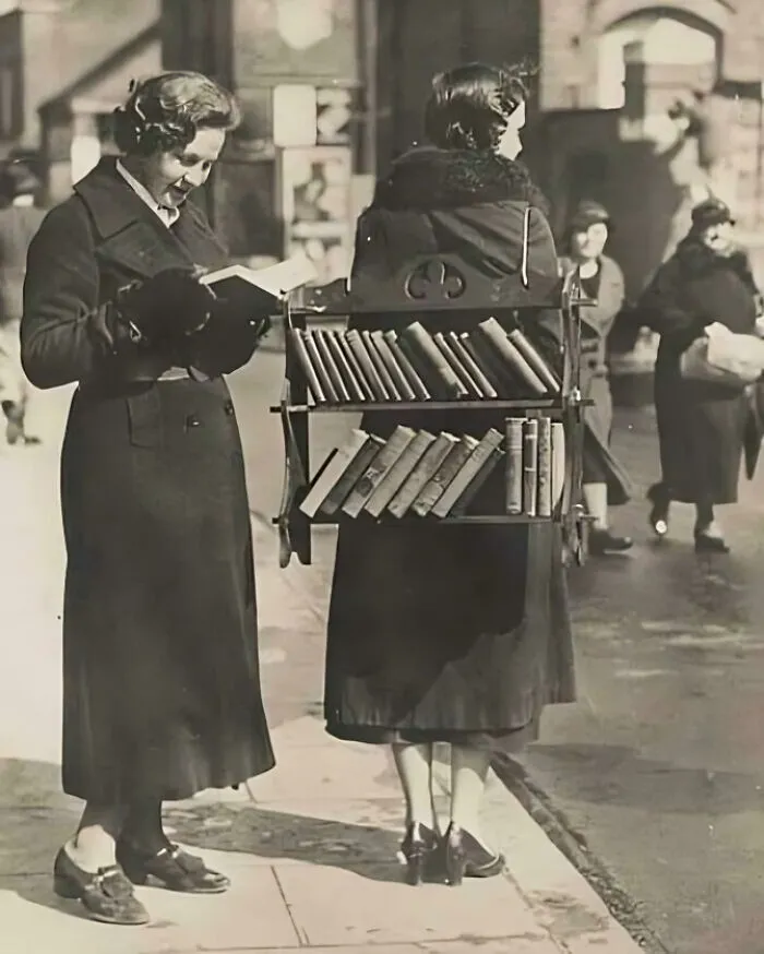 Alquiler de libros en esta biblioteca andante