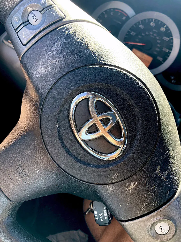 I've Watched My Partner Pick Her Nose While She Drives But Never Made The Connection Of Where She Wipes Her Snot Until I Drove Her Car