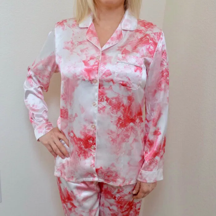These <span Style="Font:inherit;color:#d74b1f;"> Silk Satin Pajamas</Span> Are What Bougie Dreams Are Made Of