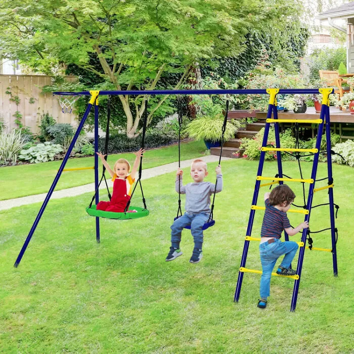 Elevate Playtime: 5 Ways To Soar With This<span Style="Font:inherit;color:#d74b1f;"> A-Frame Swing Set</Span>