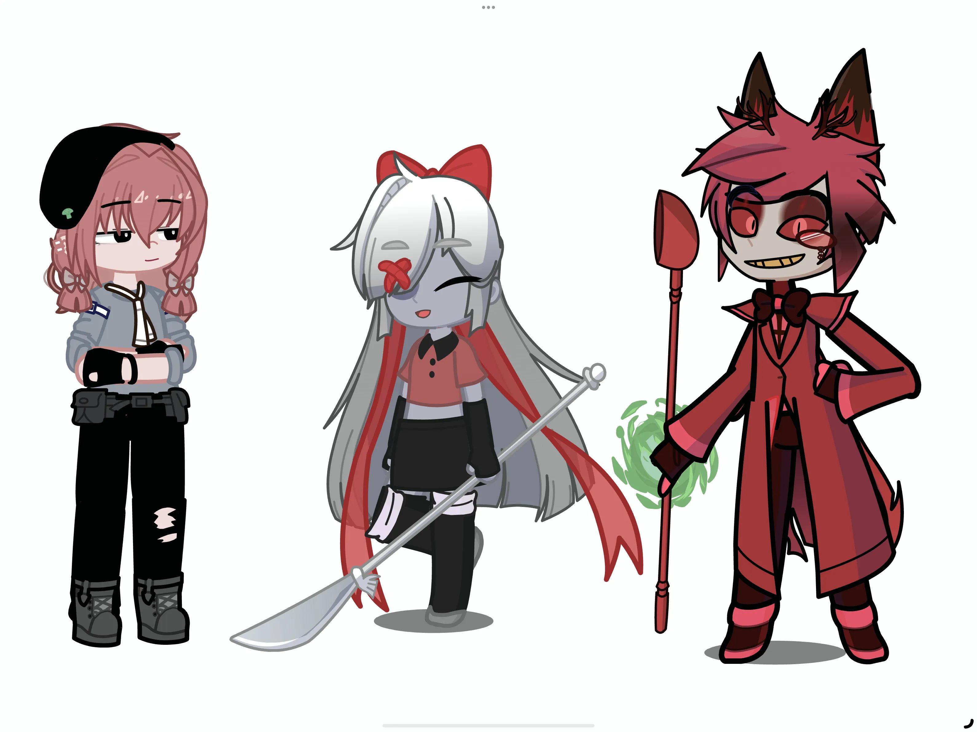 Hey Pandas Who Use Gacha Life/Club/Life 2, Share Some Of Your Characters!