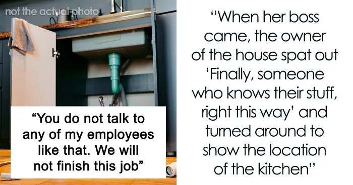Company Gets Revenge That Lasts Years After A Guy Makes Their Woman Plumber Cry
