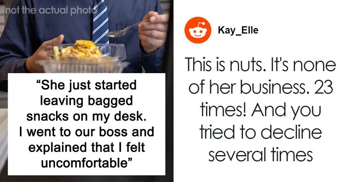 Woman Left In Tears After Coworker Demands She Stop Feeding Him