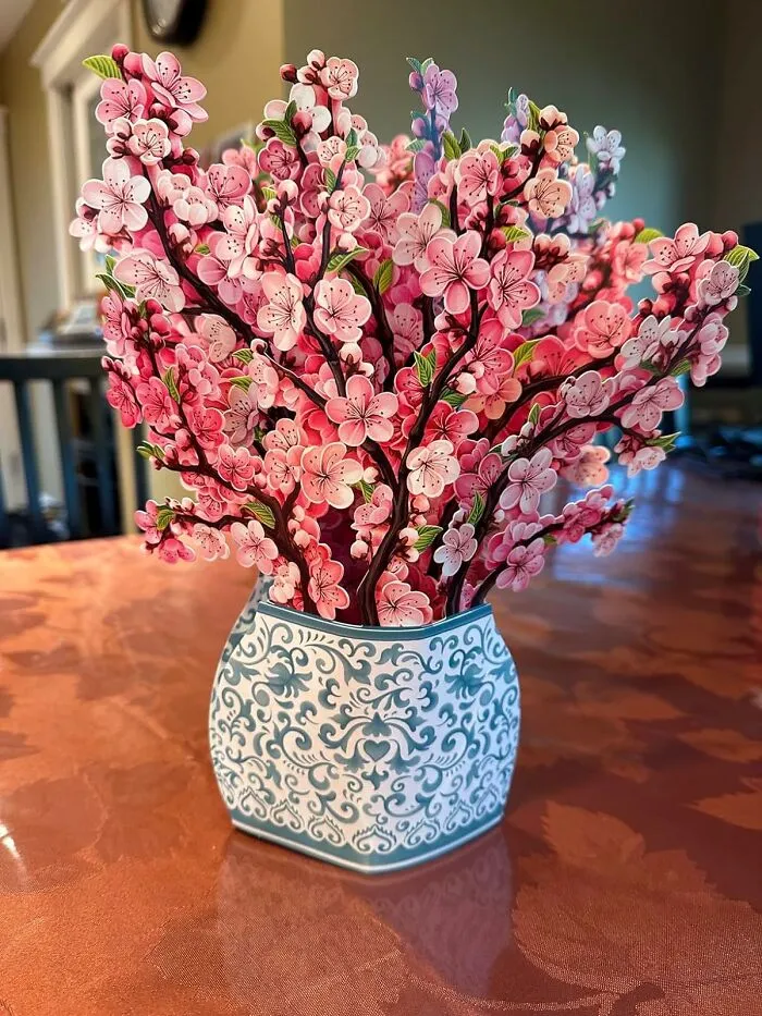 Send Love With A Flower Bouquet 3D Popup <span Style="Font:inherit;color:#d74b1f;"> Greeting Card</Span> 