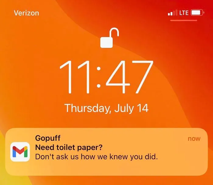 Got This Email While On The Toilet. Super Creepy