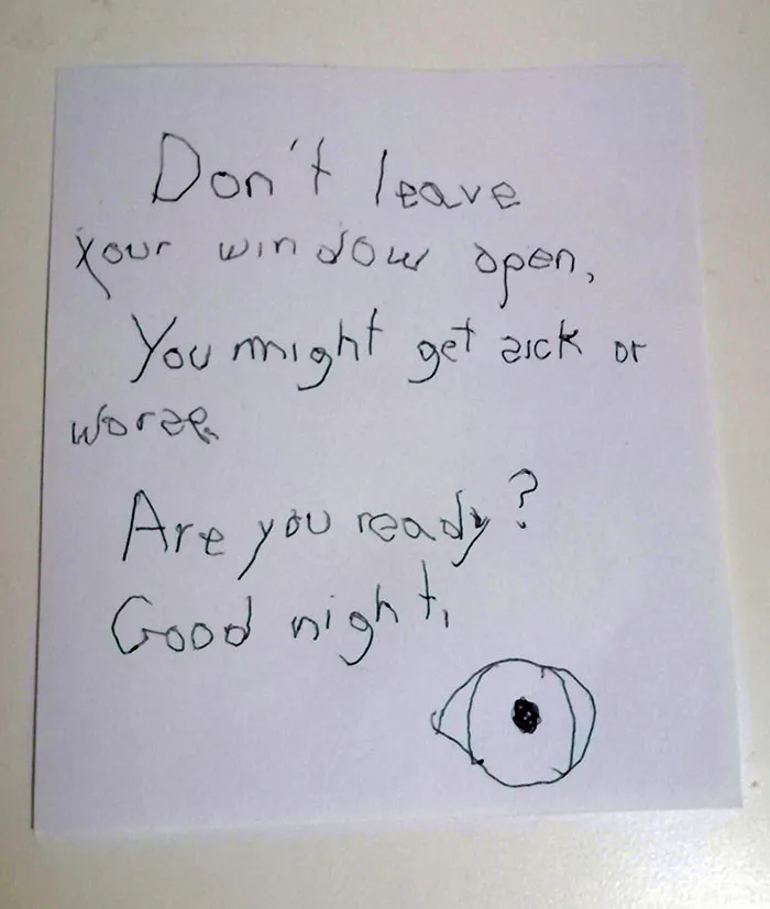 I Received A Terrifying, Scary Note In My Mailbox