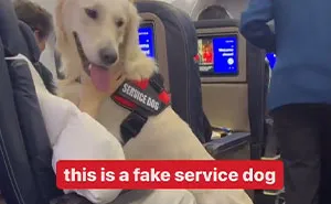 “Total BS”: Passengers Tired Of “Fake Service Dogs” Causing Trouble On Flights