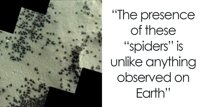 Mars Covered In Hundreds Of “Spiders” In Horrifying New Satellite Footage