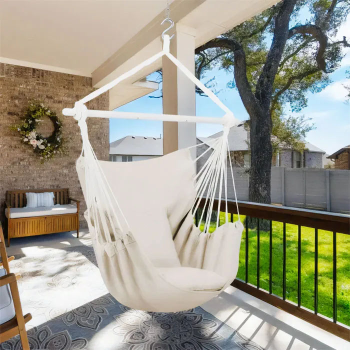 Unwind In Elevated Comfort With The Large Hammock <span Style="Font:inherit;color:#d74b1f;"> Chair Swing</Span>