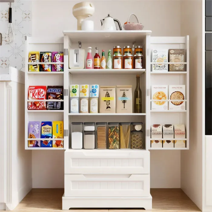 Elevate Your Culinary Space With The Kitchen <span Style="Font:inherit;color:#d74b1f;"> Pantry Storage Cabinet</Span>: Your Organized Haven For Gourmet Ingredients