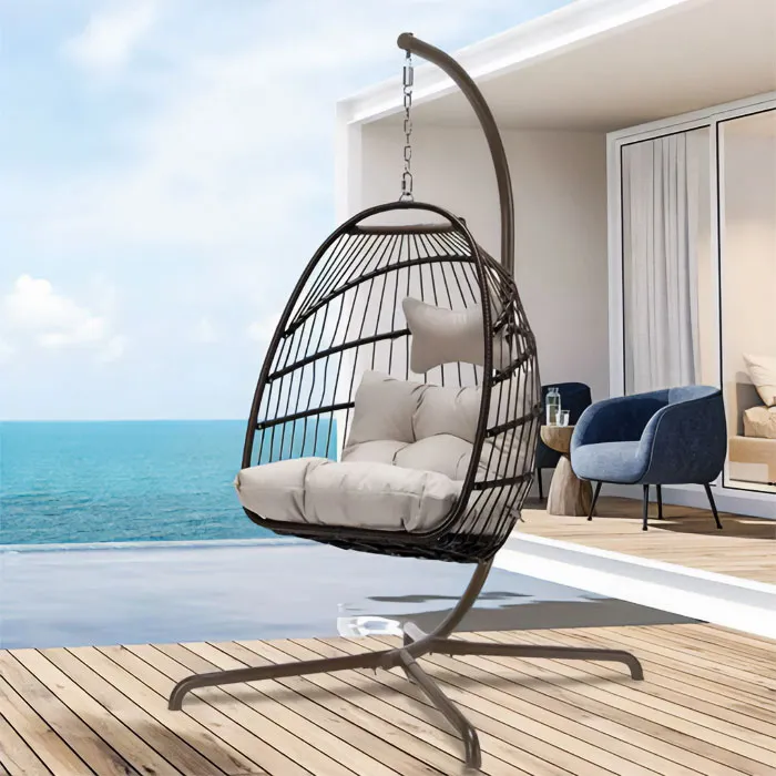 Transform Your Space With The Exquisite Hanging <span Style="Font:inherit;color:#d74b1f;"> Egg Chair With Stand</Span>: Your Signature Piece For Elevated Comfort