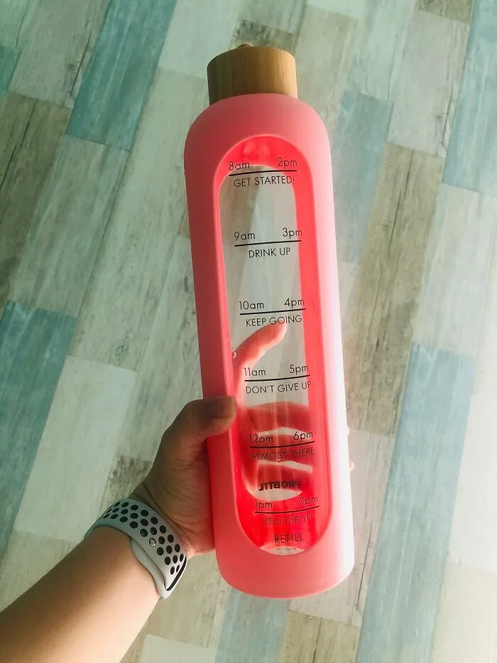 Stay Hydrated And Inspired With <span Style="Font:inherit;color:#d74b1f;"> Water Bottle</Span> Time Marker And Reminder Quotes