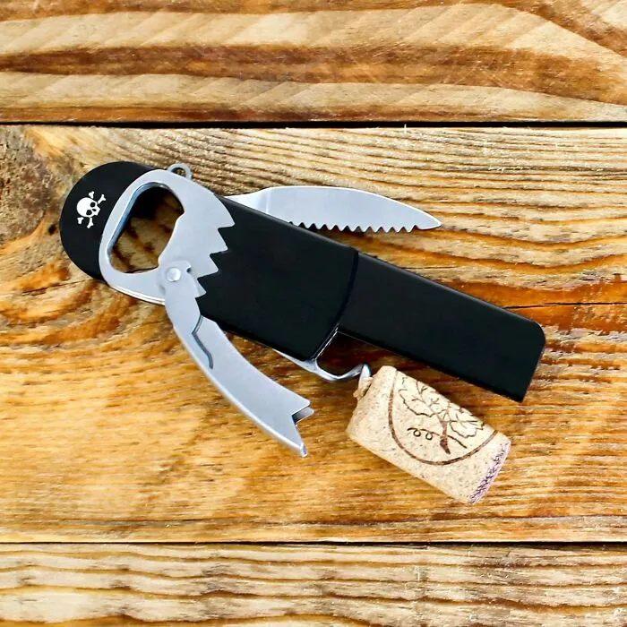 Unleash The Spirit Of Adventure With The Corkscrew Pirate <span Style="Font:inherit;color:#d74b1f;"> Wine Bottle Opener</Span>