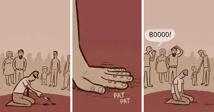 31 Comics Filled With Twists And Turns, From Silly To Serious, By “Cooper Lit Comics” (New Pics)